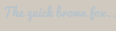 Image with Font Color B6C3CB and Background Color D0C9BF